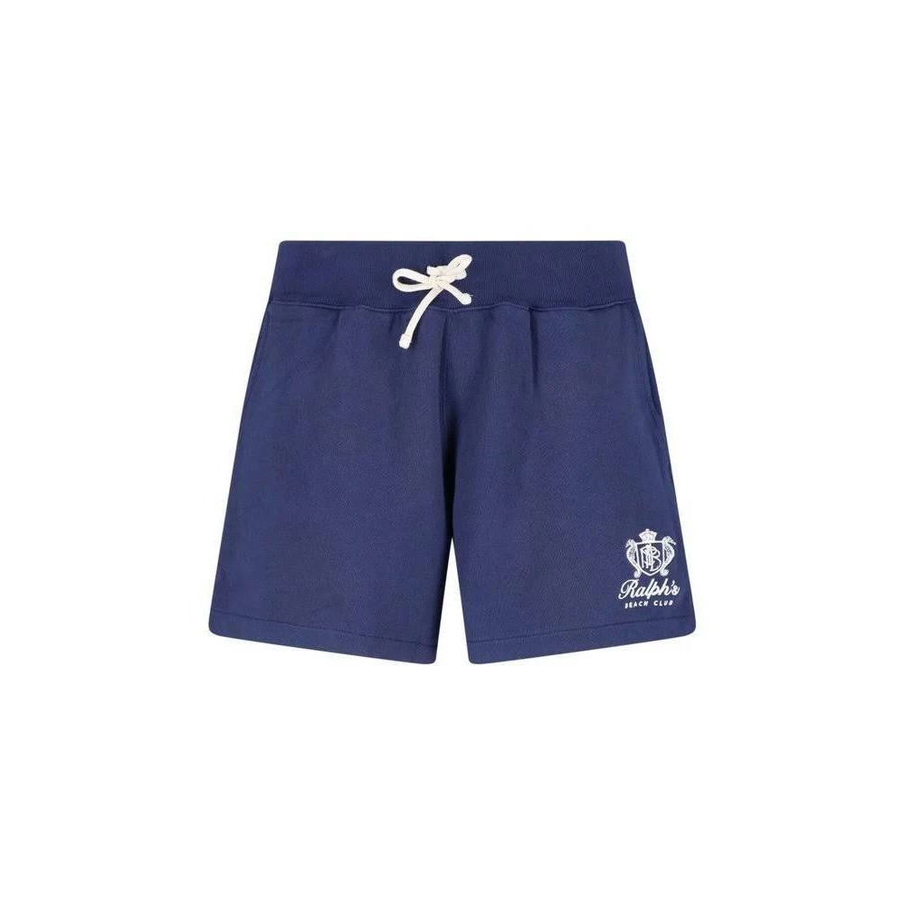 Polo Ralph Lauren Mens Navy Ralphs Beach Club Fleece Shorts XXL Relaxed Fit